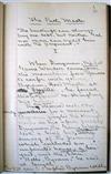 CHAMBERS, ROBERT W. Two Autograph Manuscripts, unsigned, each a short story: The Path Master * Passeur.